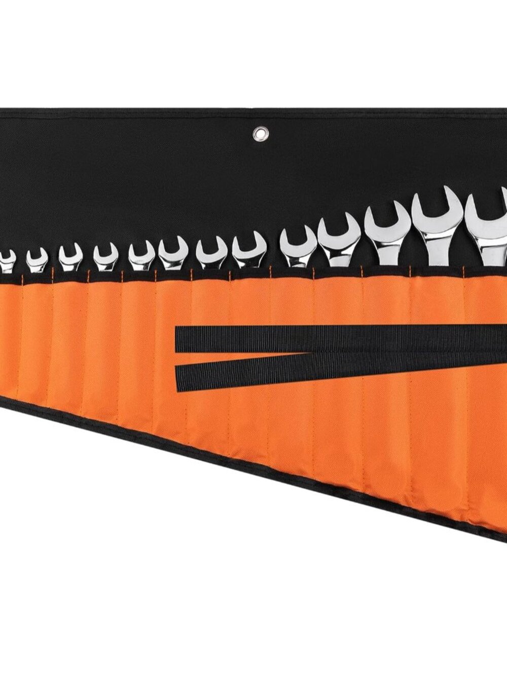 Wrench Roll Organizer 16 Pockets, Wrench Pouch Roll Up